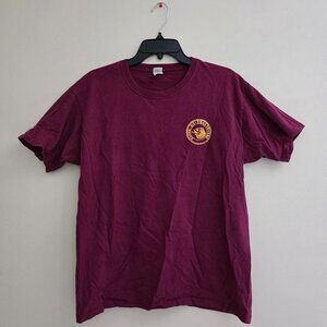 Purple and yellow Cinema America T-shirt